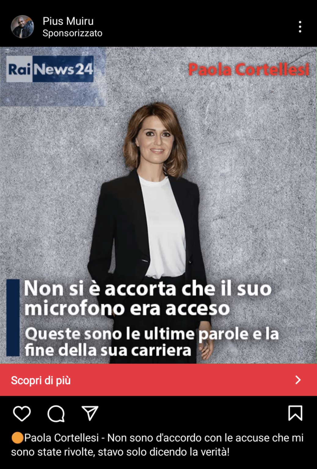 私のインスタグラムのホームはパオラ・コルテレッジに対するスポンサー付きの投稿でいっぱいだ 私のインスタグラムのホームはパオラ・コルテレッジに対するスポンサー付きの投稿でいっぱいだ