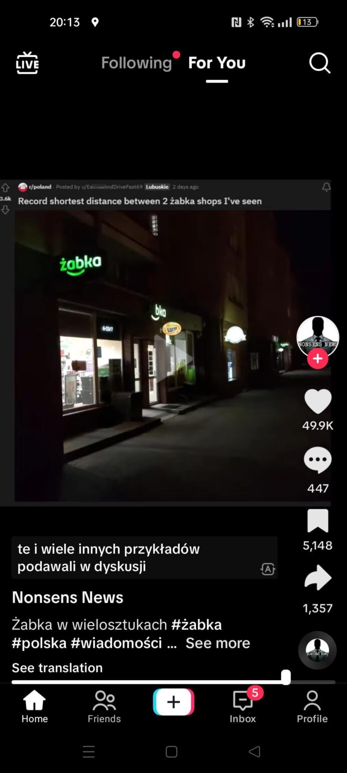 TikTok で自分の投稿がランダムに表示されることは日常的ではありません。
