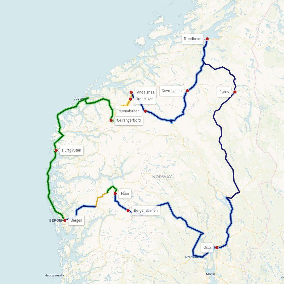 更新: ノルウェー旅行を切り上げました