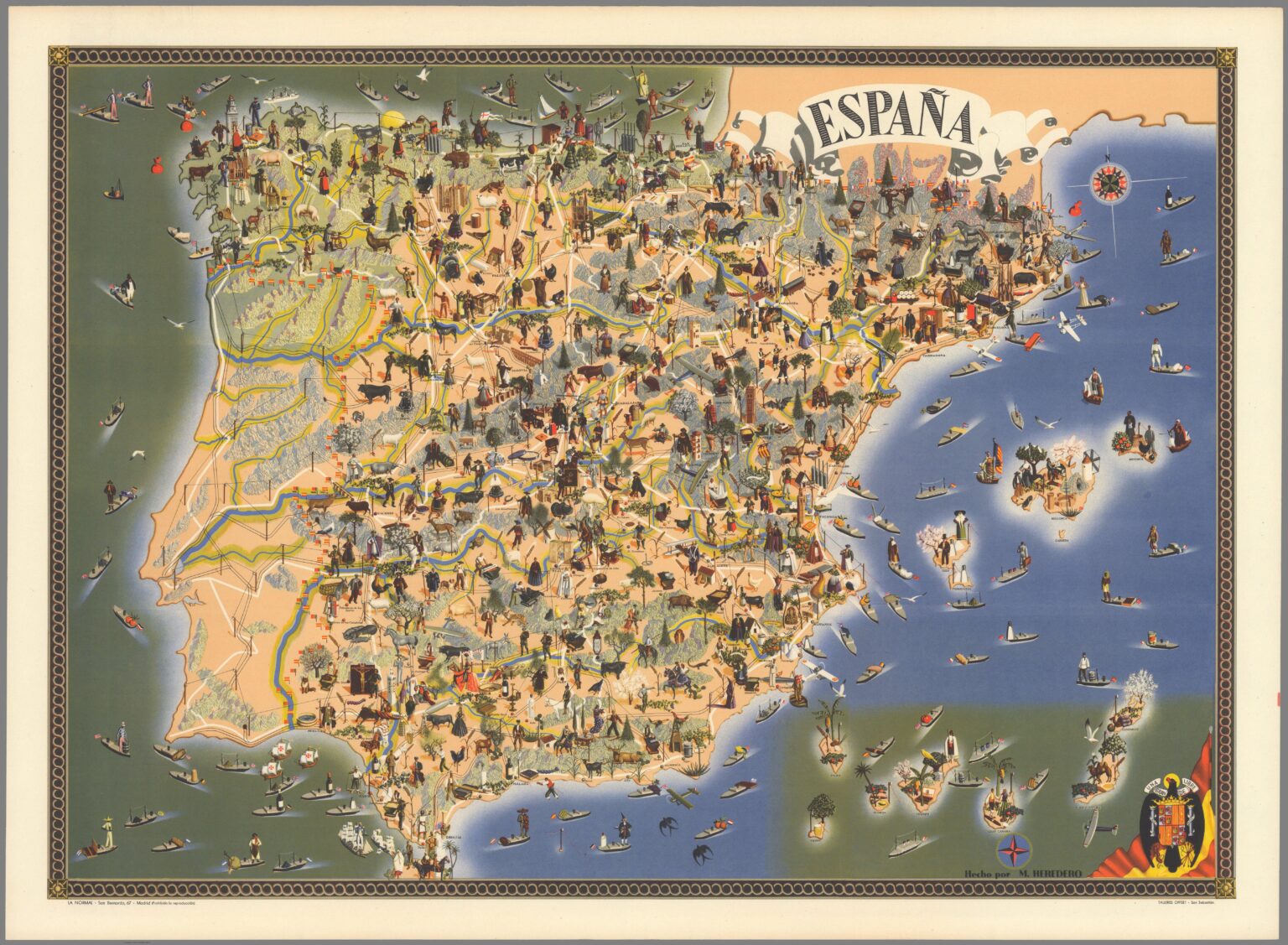 スペインの絵地図 (1957 年)
