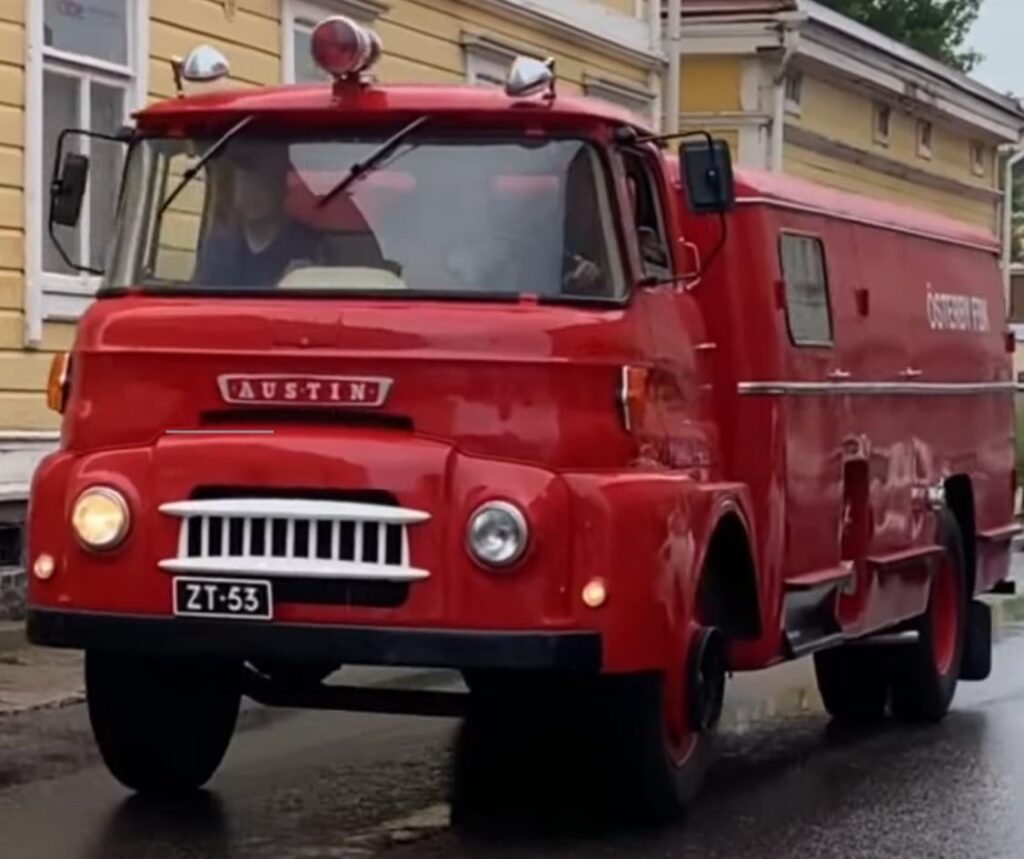 太い消防車
