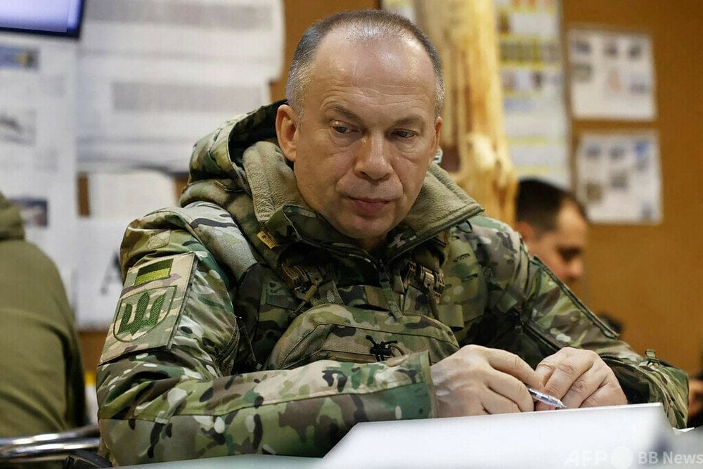 弾薬数はロシアの「6分の1」 ウクライナ軍総司令官