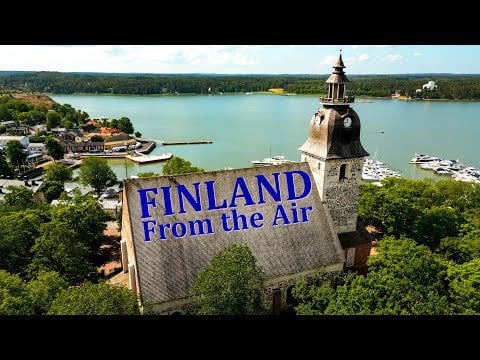 空から見たフィンランド 2024 = ビデオが長すぎます。 版を見なかった!