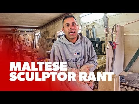 マルタの彫刻家、マルタで消滅する専門学校への不満 🇲🇹