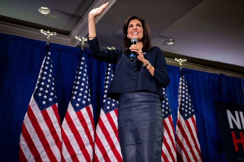 ヘイリー氏、敗退してもトランプ氏支持しない可能性も－党誓約に抵抗