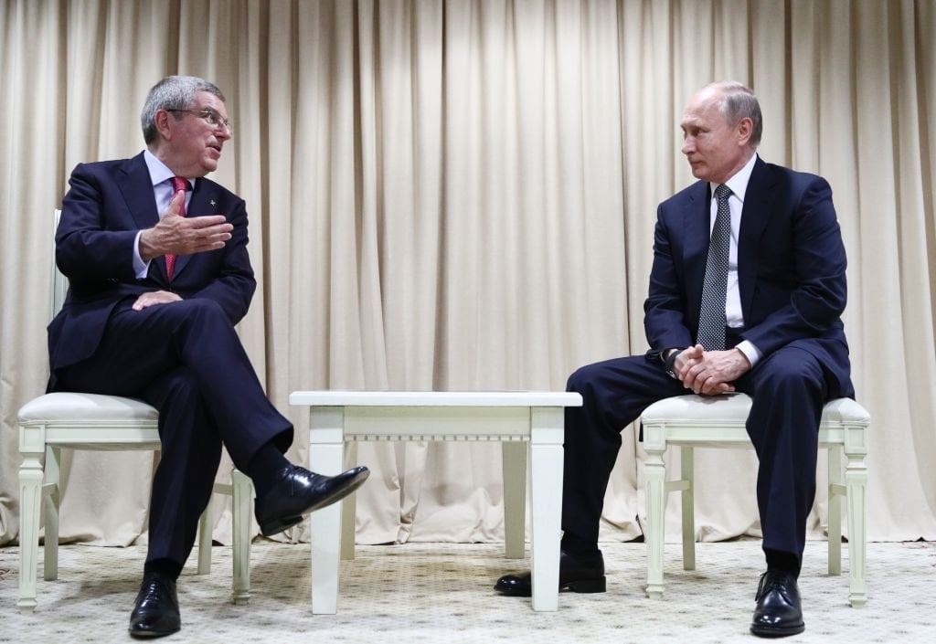 IOC会長、ラブロフ氏の告発に反応、ロシア当局を公に非難