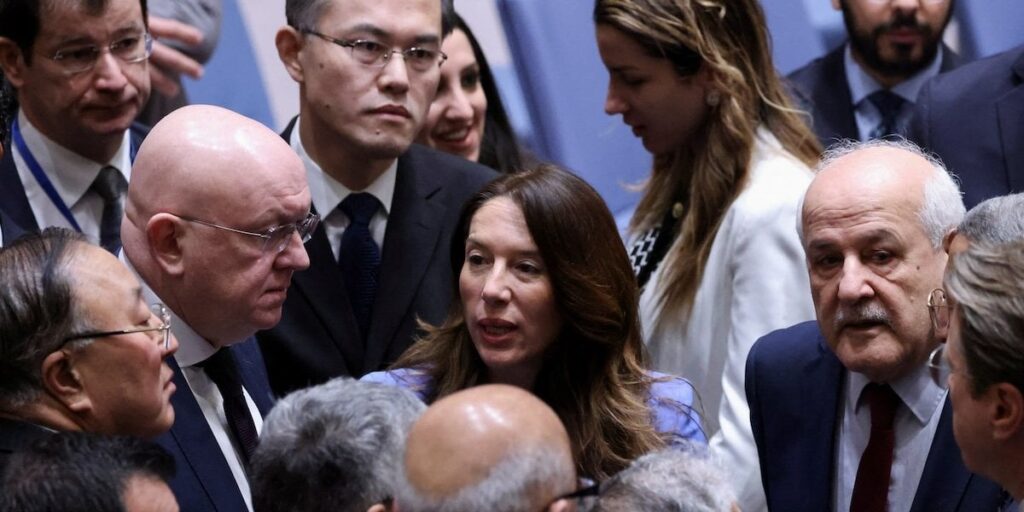 国連安全保障理事会はガザでの停戦に向けた初の決議案を可決した