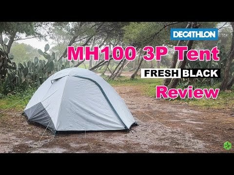 Decathlon 3P テント フレッシュ＆ブラック レビュー