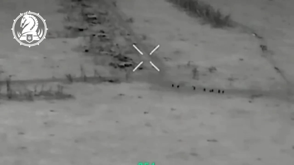 アヴデーエフスキー方向のステポヴォエ村近くのロシア軍部隊の破壊