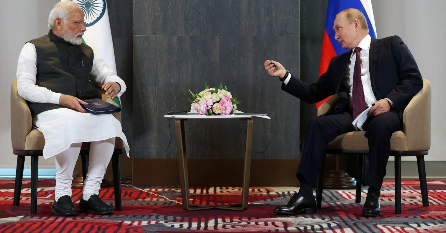 インドのモディ首相、ウクライナトップ大臣の訪問を前にプーチン大統領、ゼレンスキー氏と会談