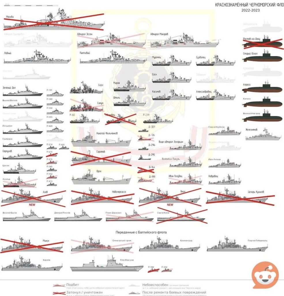 ロシア黒海艦隊、2024 年 3 月 24 日