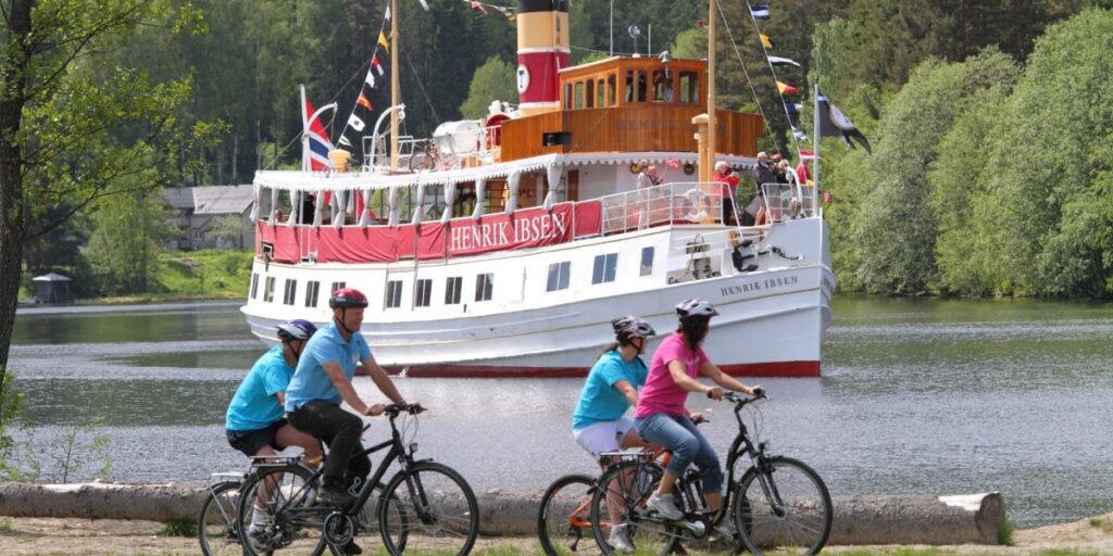 ノルウェーのサイクリング。