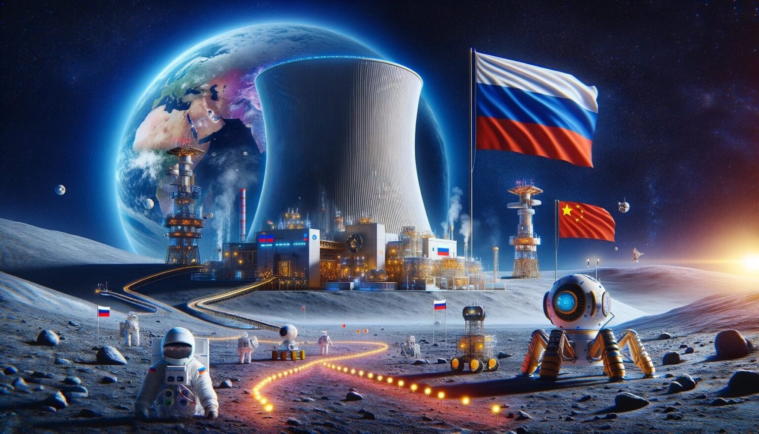 ロシアと中国、2035年までに月面原子力発電所で協力