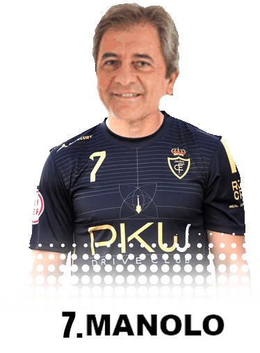ハエンCFシャツを着たマノロ・ラマによる編集