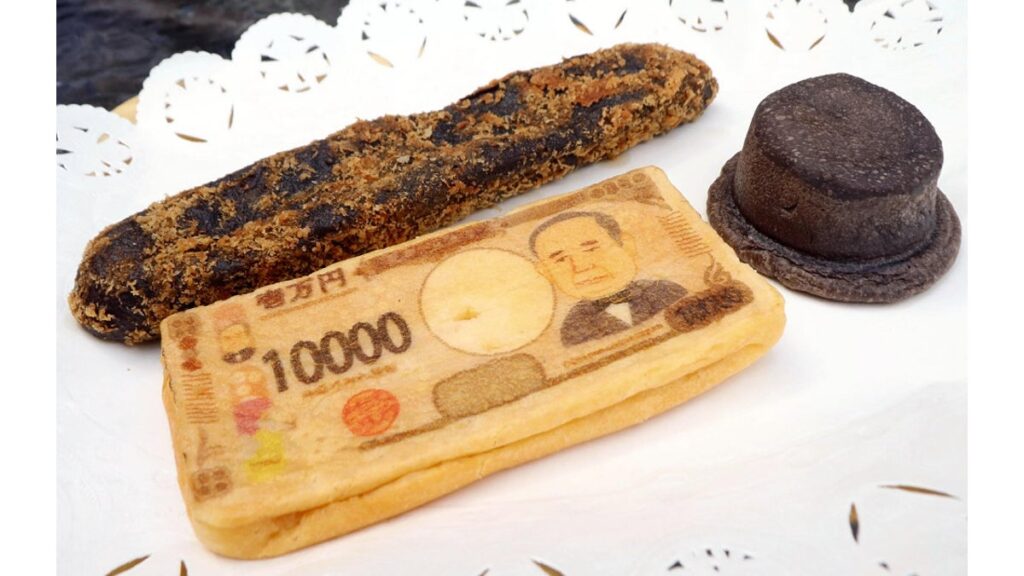 [社会] 渋沢栄一モチーフの「お札パン」、大きさは「１００万円束」サイズ…「話題性あるパンで世の中明るく」
