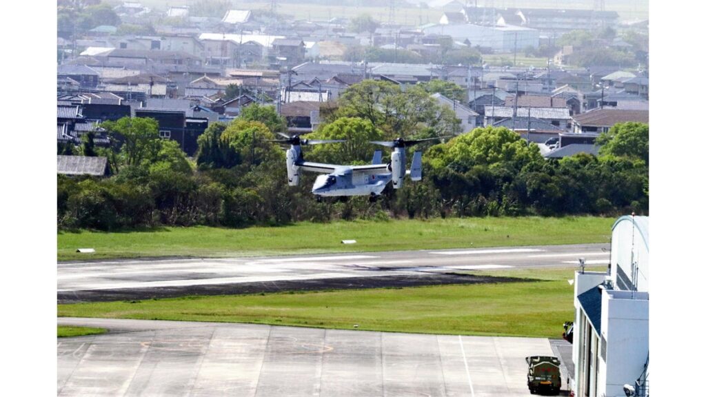 [ニュース] 陸上自衛隊のオスプレイ２機が飛行再開…佐賀県・目達原駐屯地と熊本県・高遊原分屯地