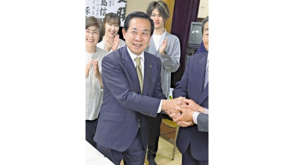 [ニュース] 日高市長選挙 谷ケ崎氏４選 企業誘致で財政充実訴え