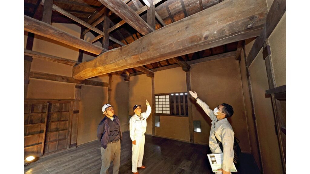 [エンタメ・文化] 国の重要文化財・熊本城の監物櫓の内部を公開…地震被害から再建