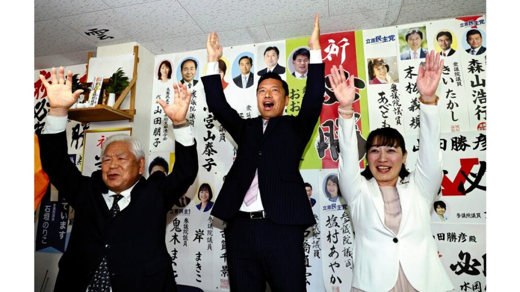 [ニュース] 衆院補選・長崎３区当選の山田勝彦さん「政権交代への期待値は高まっていく」