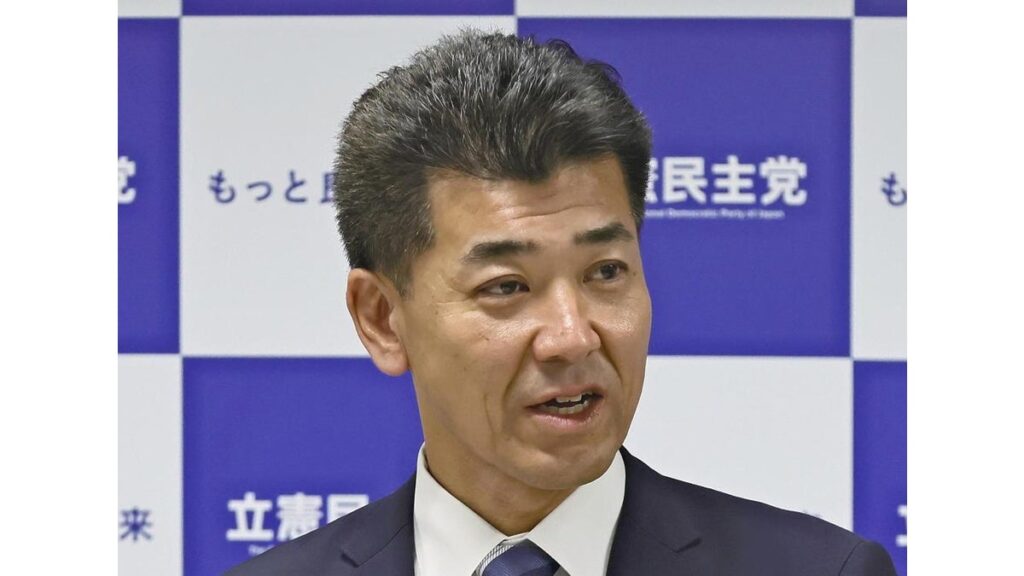 [政治] 立民・泉代表、内閣不信任案の提出「検討する可能性は当然ある」