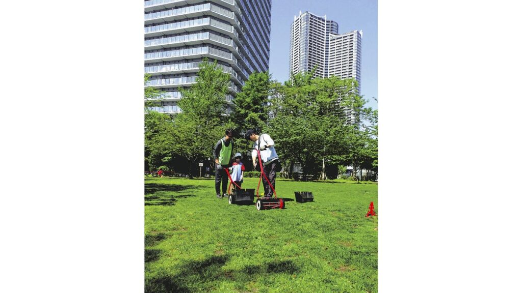 [ニュース] 晴海の芝生体感 ５日にフェス