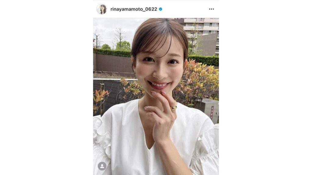 元ＴＢＳ・山本里菜アナ、真っ白なワンピース衣装がお似合い！！「エレガントで美しくて素敵です」「どんな衣装着用されても可愛いですね‼‼」