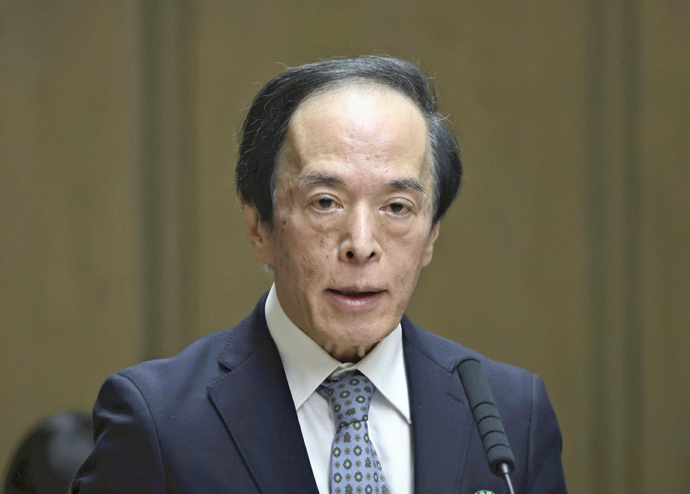 日銀の植田総裁（２３日、国会で）＝川口正峰撮影