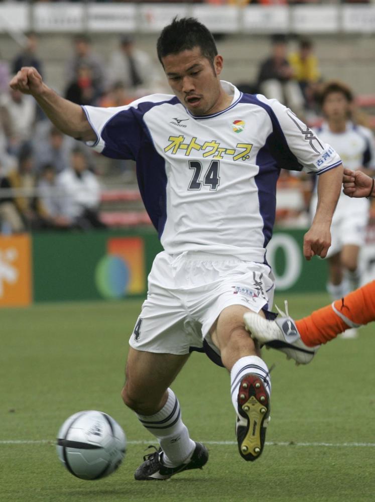 選手時代の結城耕造氏（２００５年４月）