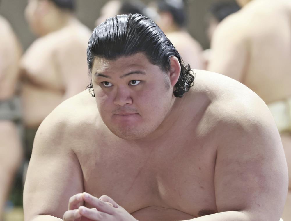 大の里（３月４日、大阪市東住吉区で）