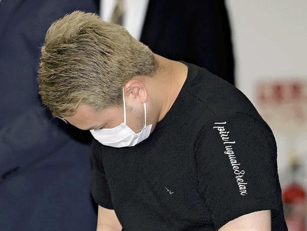 死体損壊容疑で逮捕された佐々木光容疑者（４月２９日午後、東京都品川区で）