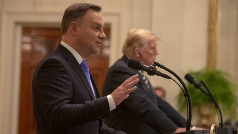 ナウセーダ大統領、ポーランドのドゥダがウクライナに関するトランプ大統領の立場に影響を与えたと語る
