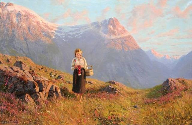 ハンス ダールスの絵画の高品質スキャン画像はどこで見つかりますか?