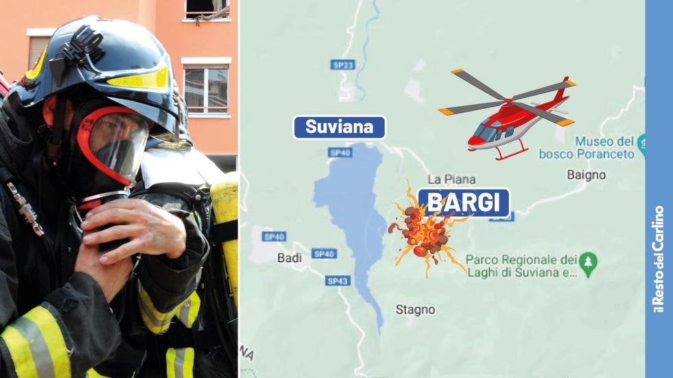 ボローニャ：スヴィアナ盆地の深さ30メートルで爆発。 死者３名、負傷者３名、行方不明者６名。