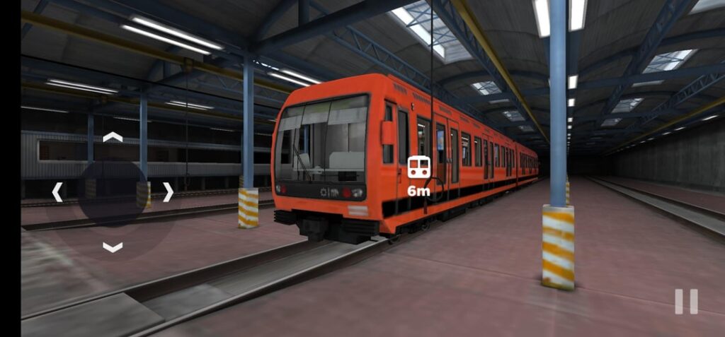 Subway Simulator 3D というゲームに登場するヘルシンキ メトロ M200 列車。