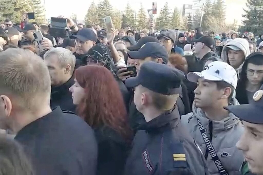 ロシアでの抗議活動