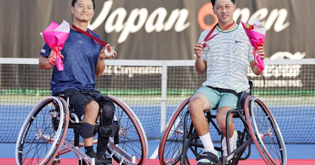 車いすテニス、小田凱人・三木拓也組が優勝 飯塚国際