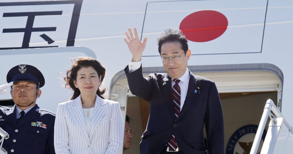 岸田首相が帰国の途 国賓待遇の訪米日程終える