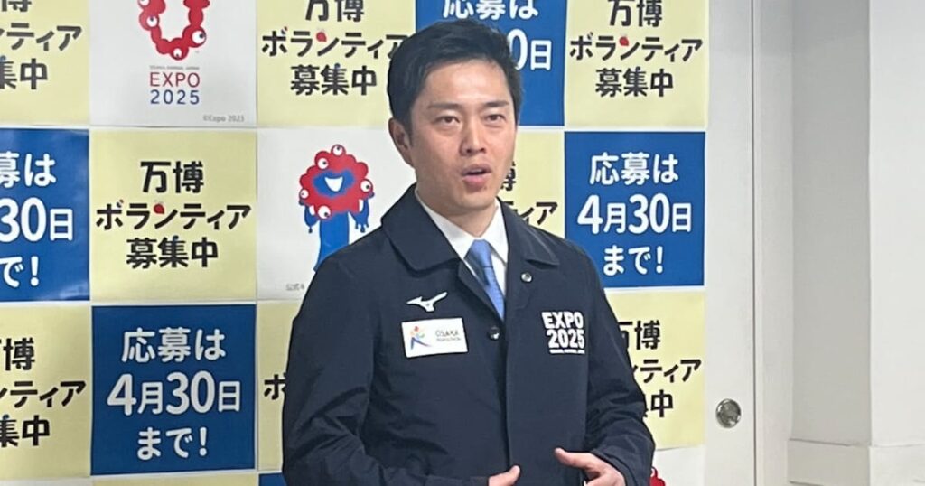 万博海外館、自前建設｢40カ国前後に｣ 吉村知事が見通し