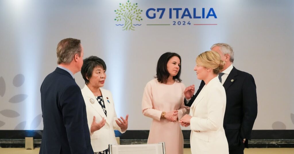 上川外相、イラン・イスラエルに自制要求 G7会合で発言