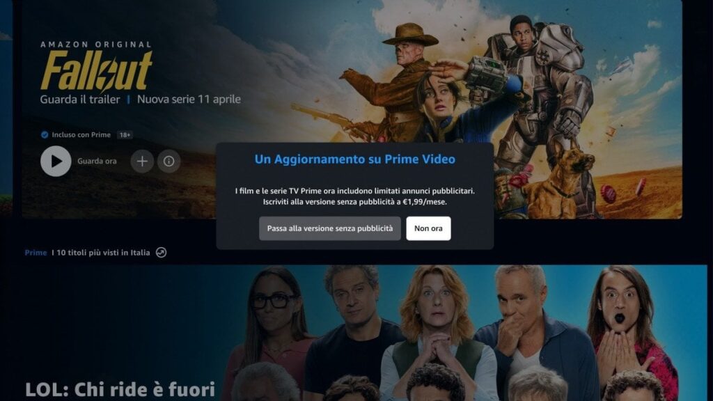 Amazon Prime Video での広告: 今日から、月額 2 ユーロで広告を回避できます