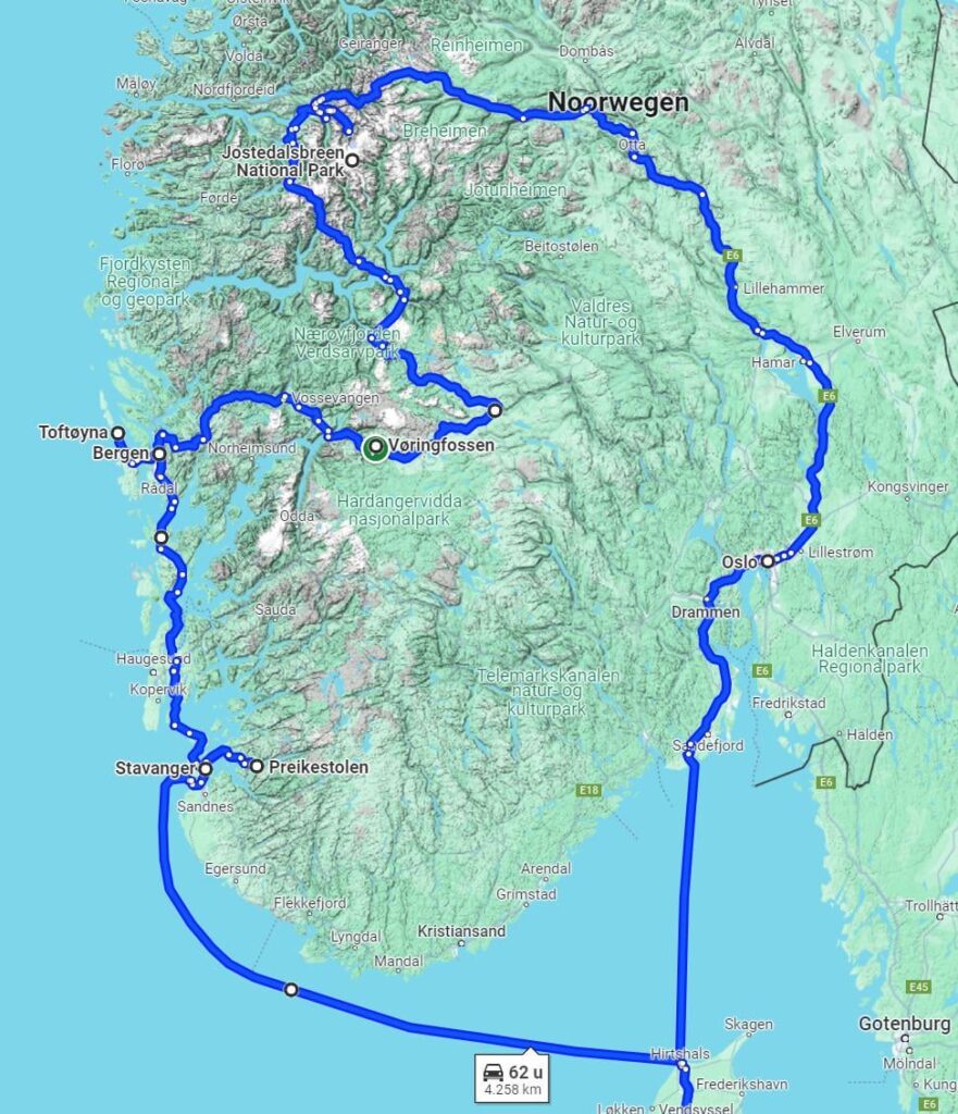 ノルウェー南部のロードトリップ、ヒントや必見スポットはありますか?