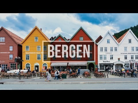 ベルゲンのドローン映像