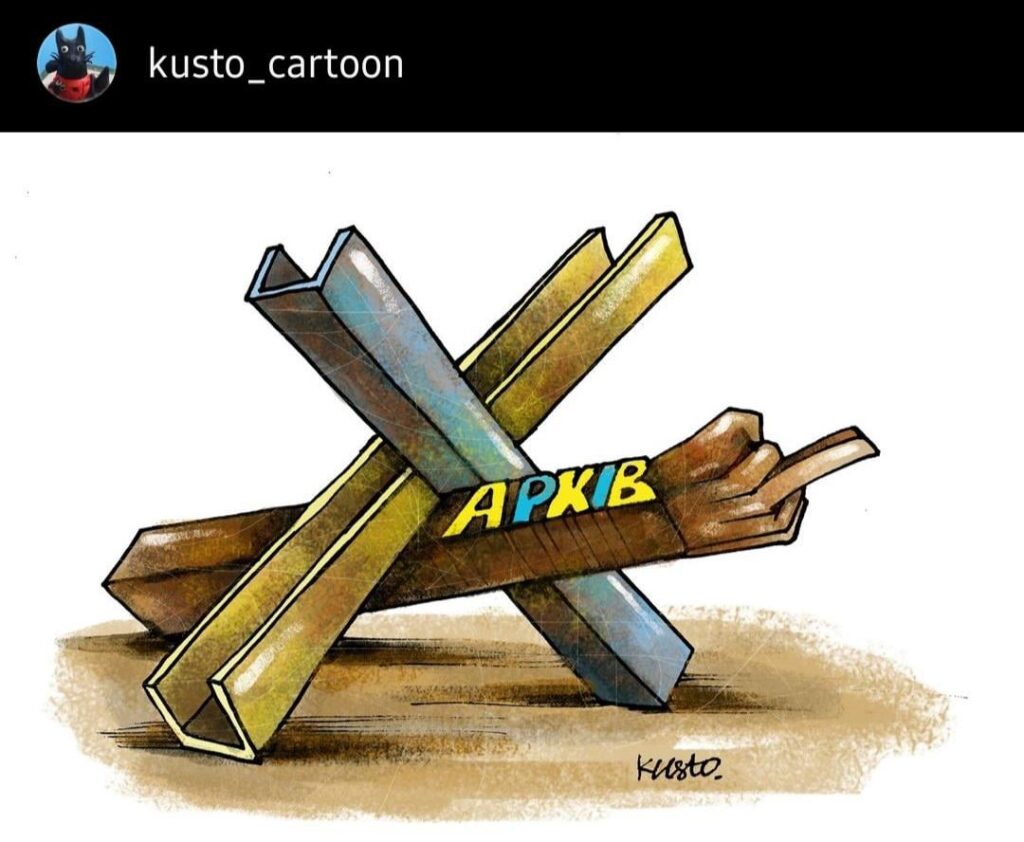 ハリコフ攻勢に対するウクライナの見解 by kusto_cartoon (IG)
