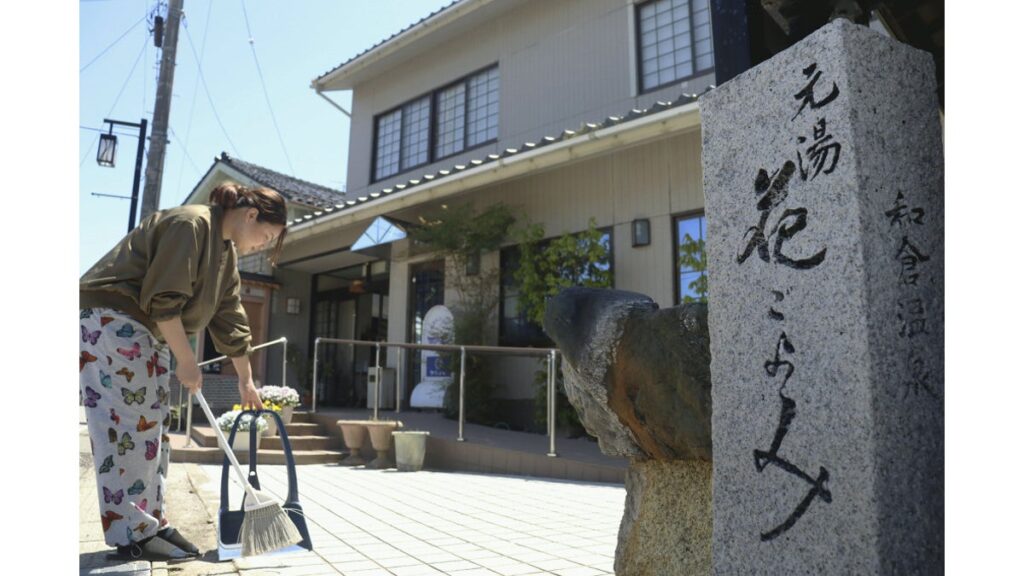 [社会] 七尾の和倉温泉で４か月ぶり営業再開、旅館「花ごよみ」…廃業よぎるも「能登のため」配管を修復