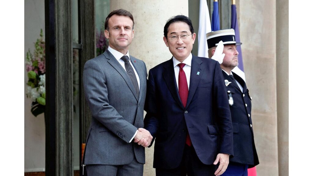 [政治] マクロン仏大統領と会談、岸田首相「インド太平洋の平和と安定に貢献」…自衛隊と仏軍の共同訓練「円滑化協定」交渉へ