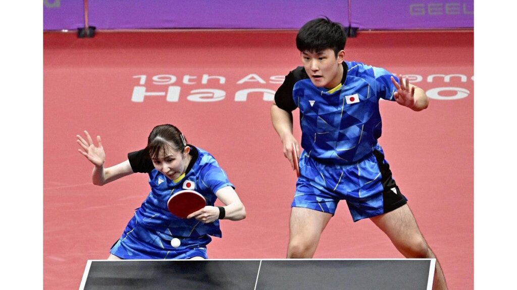 [パリオリンピック２０２４] 卓球混合ダブルス、張本智和・早田ひな組がパリ五輪の出場権