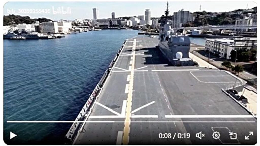 [社会] 護衛艦を空撮したような動画に防衛省「防衛に重大な支障を生じかねない」…本物の「可能性高い」