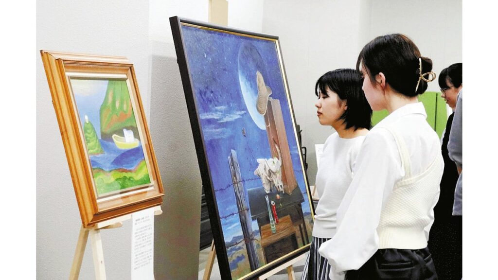[ニュース] ハンセン病元患者が描いた帰れなかった故郷の記憶…熊本大医学部生「外の風景を大切にしている」