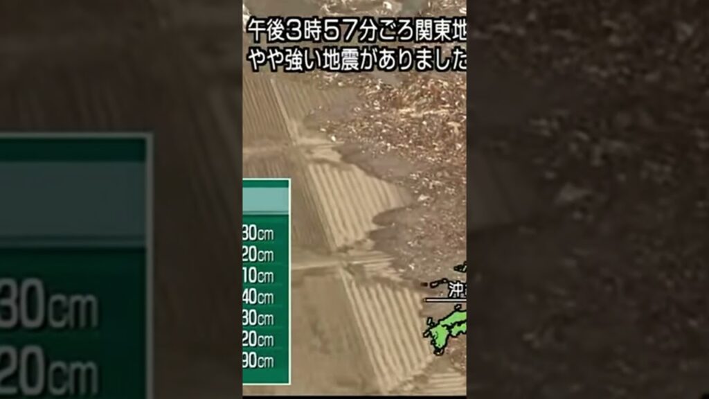 人車が飲み込まれる瞬間　東日本大震災津波地震ライブ16　JAPAN earthquake TUNAMI LIVE　#shorts　#パツキン寺ＣＨ　#地震　#地震ライブ