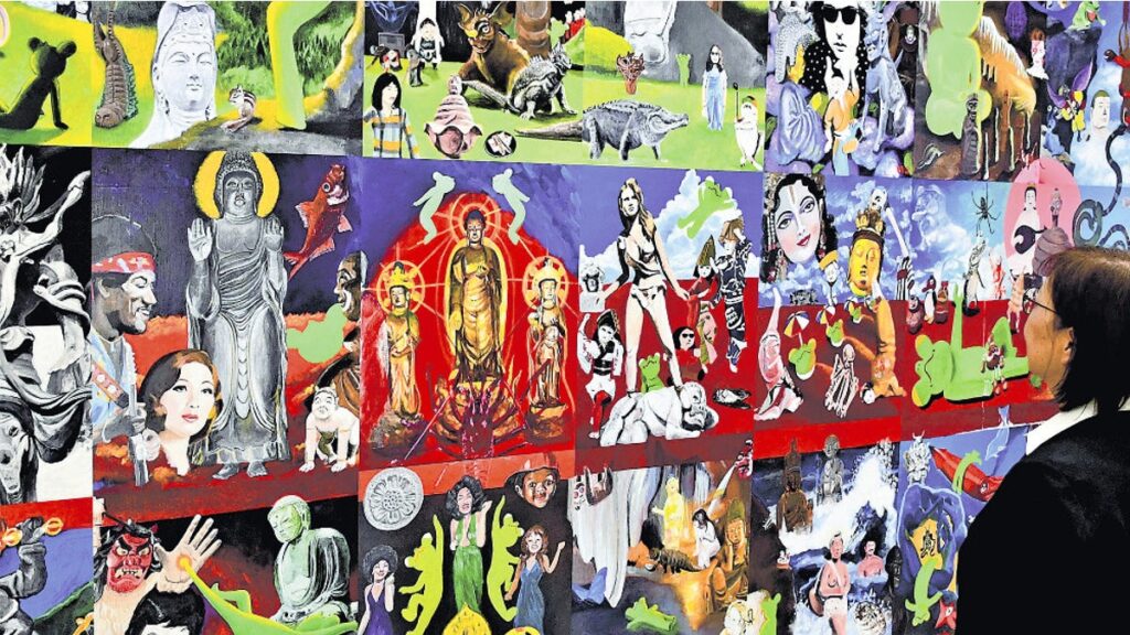 [サブカル] みうらじゅんさん「マイブームの全貌」、怪獣・仏像・牛など膨大な収集品や「コロナ画」も一堂に